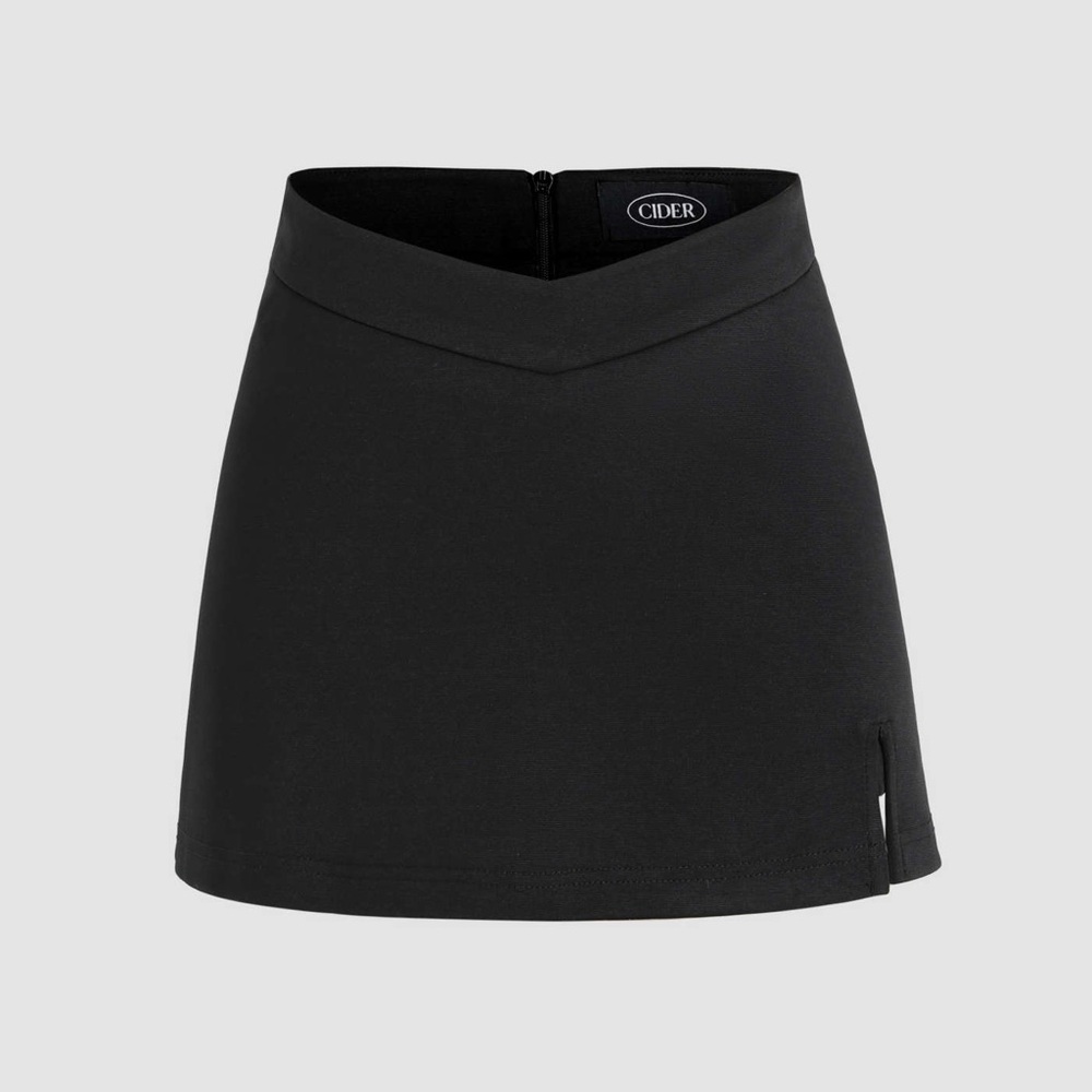 Cider Black Mini Skirt